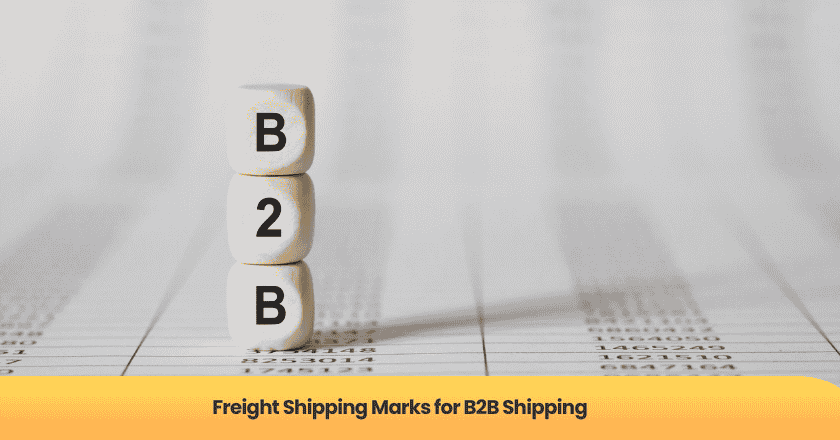 Freight Shipping Marks for B2B Shipping